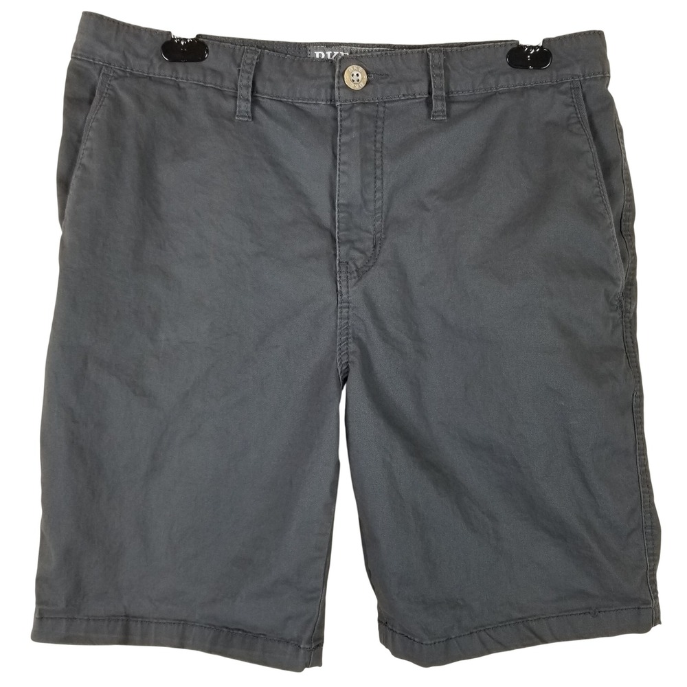 BKE Ryan Standard Fit Shorts Mens 33 Iron Gate Gray Chino Stretch 26811AM